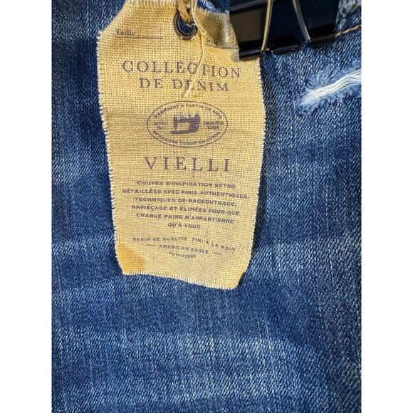 NWT American Eagle Outfitters Vintage Hi-Rise Flare Button Fly Jeans Size 10 - Picture 7 of 14